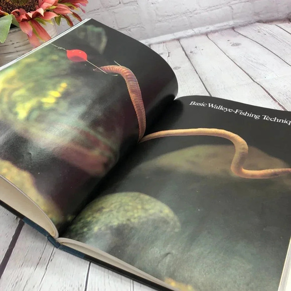 vintage the hunting and fishing library walleye 1986 - Picture 7 of 8